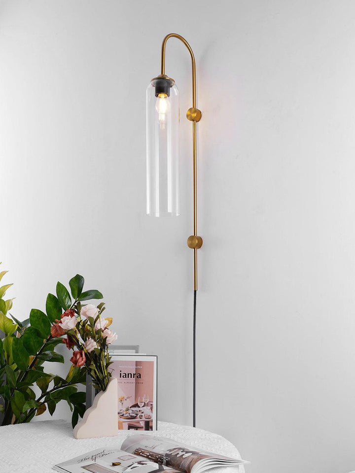 Modern Glass Plug-In Wall Lamp - Vakkerlight