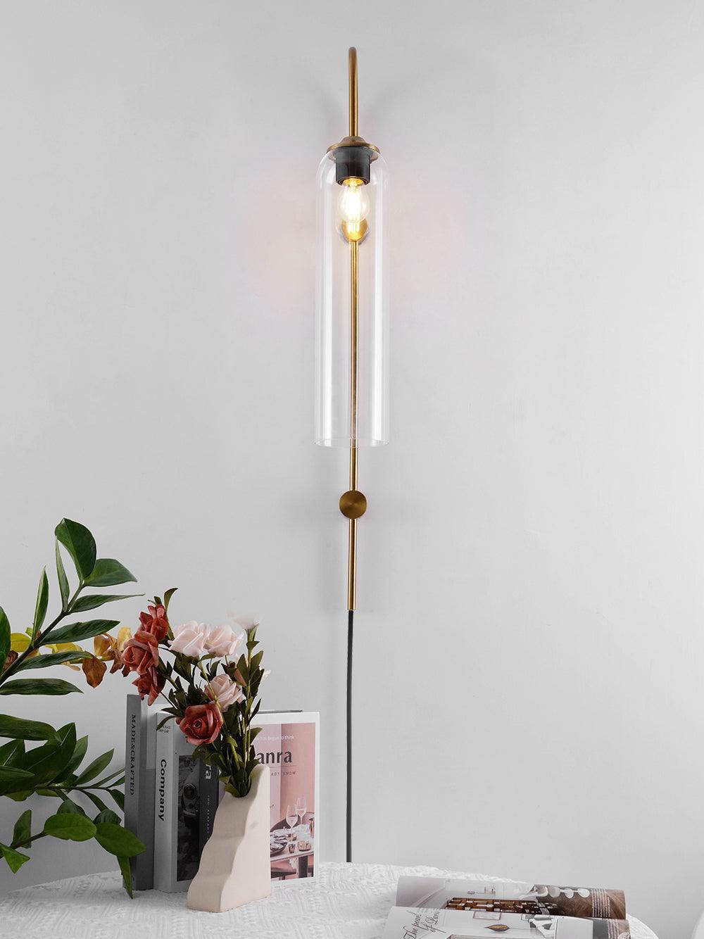 Modern Glass Plug-In Wall Lamp - Vakkerlight