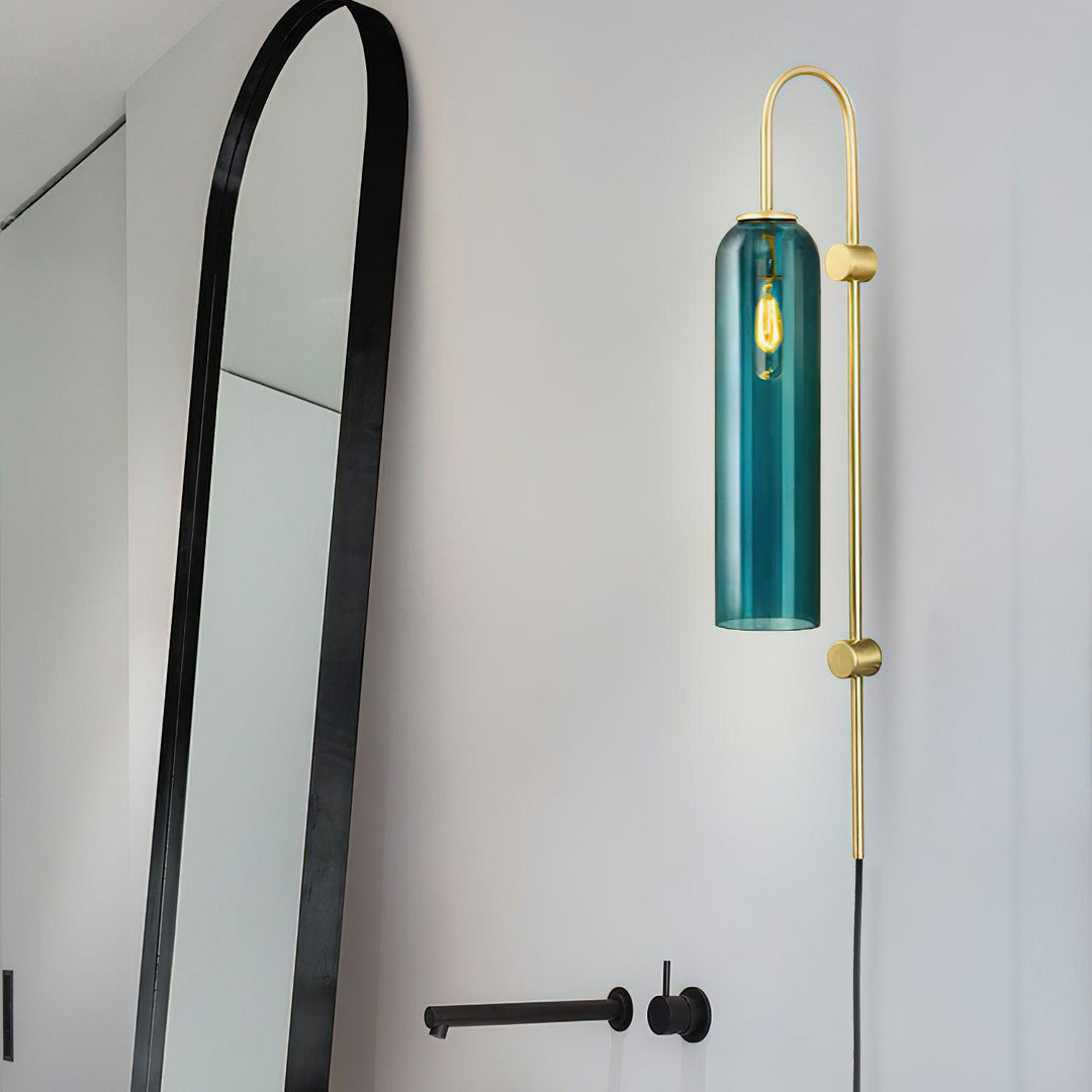 Modern Glass Plug-In Wall Lamp - Vakkerlight