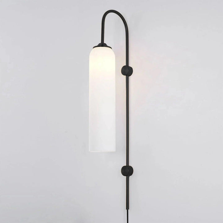 Moderne glazen plug-in wandlamp