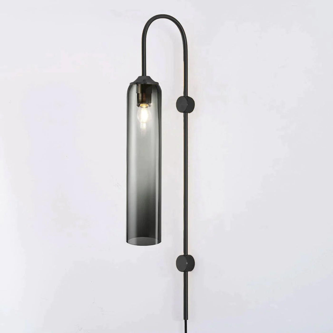 Moderne glazen plug-in wandlamp