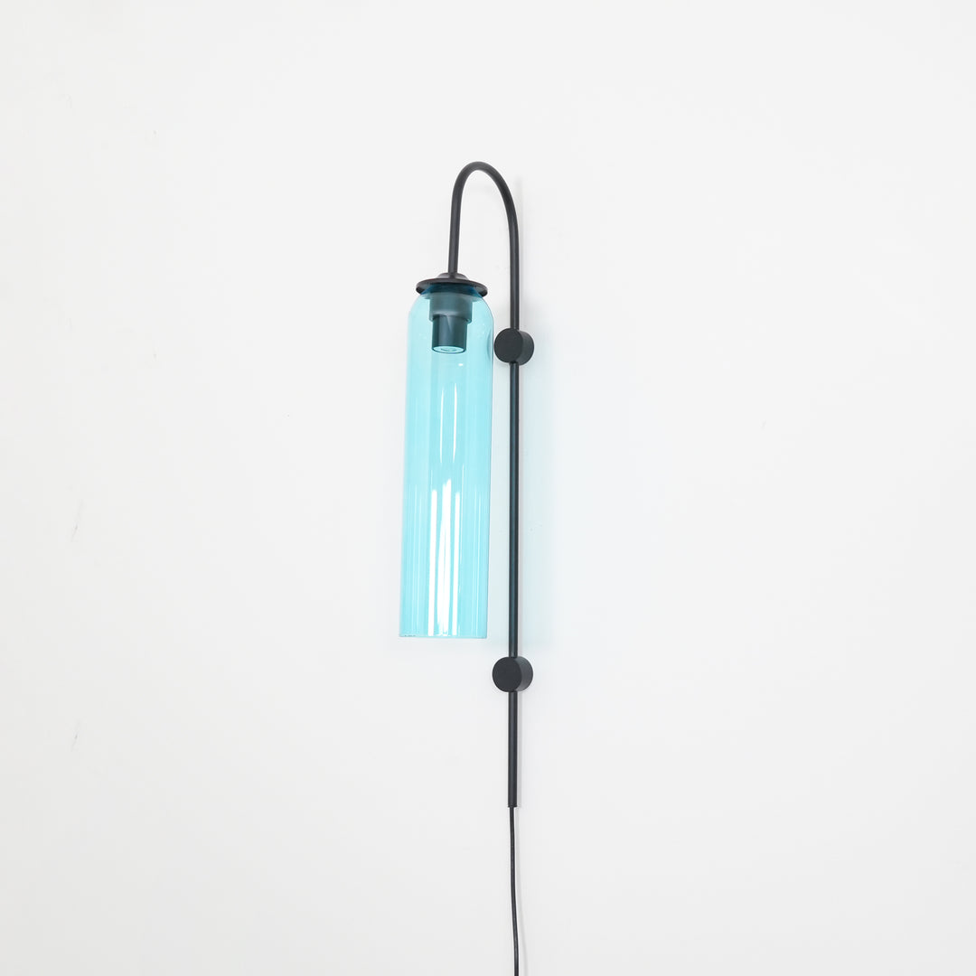 Moderne glazen plug-in wandlamp