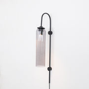 Moderne glazen plug-in wandlamp