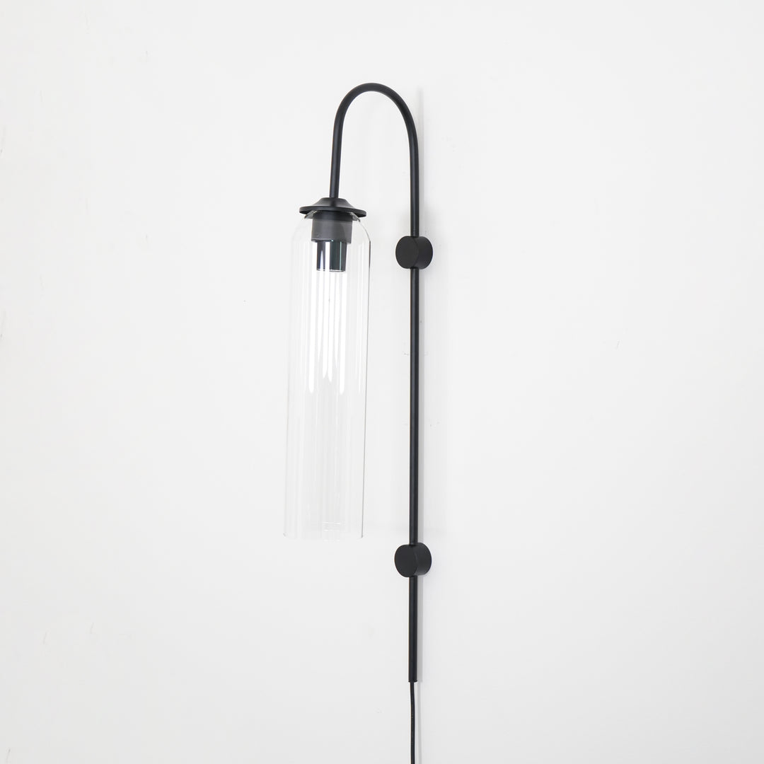 Modern Glass Plug-In Wall Lamp