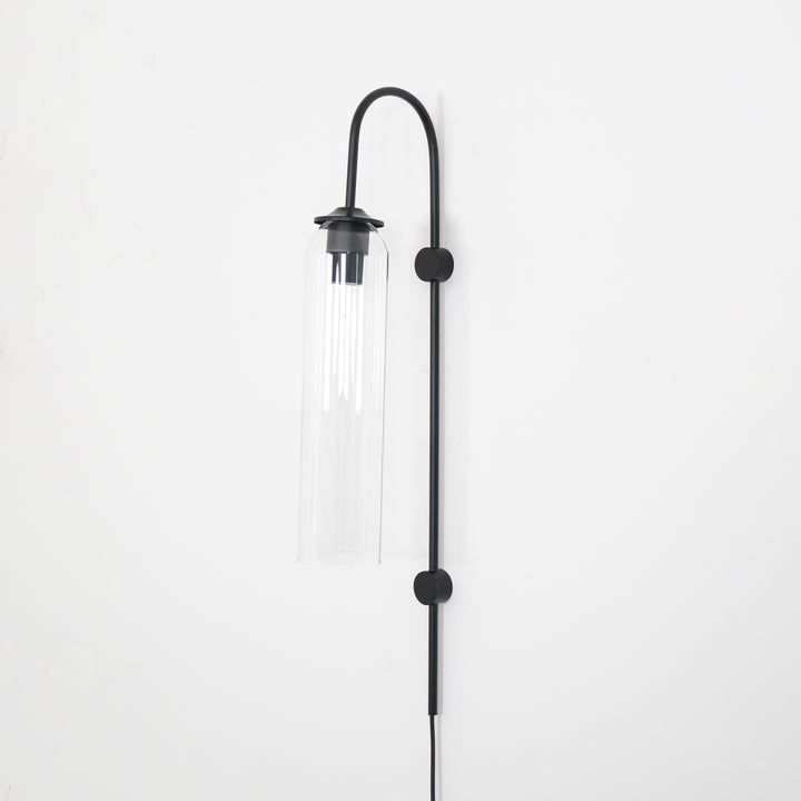 Modern Glass Plug-In Wall Lamp