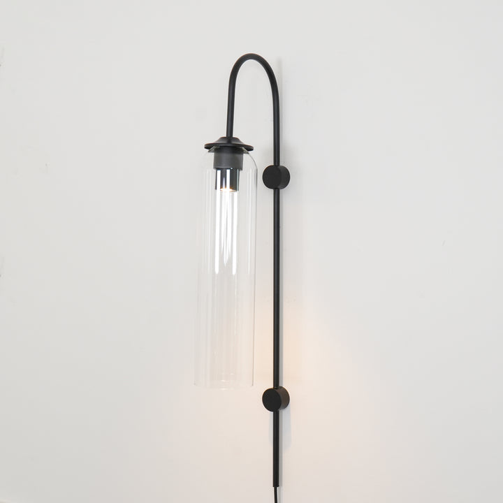 Modern Glass Plug-In Wall Lamp