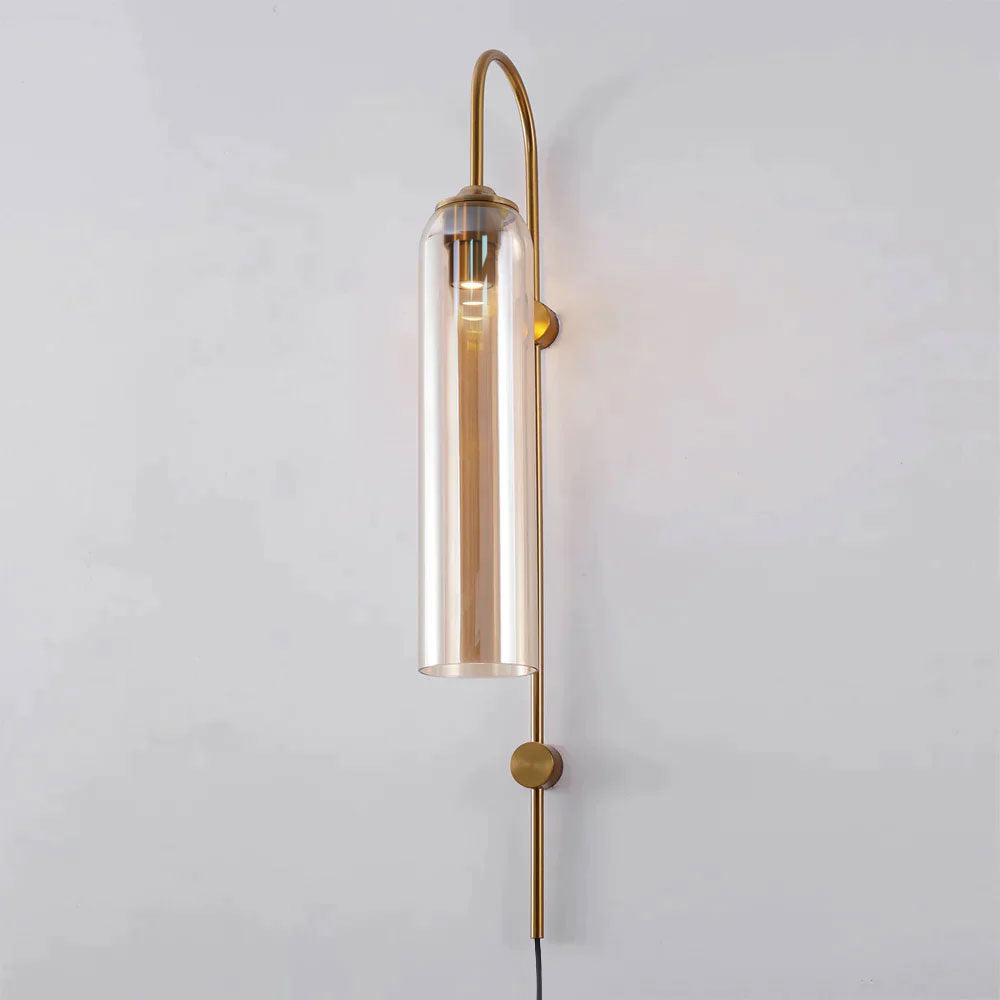 Modern Glass Plug-In Wall Lamp - Vakkerlight