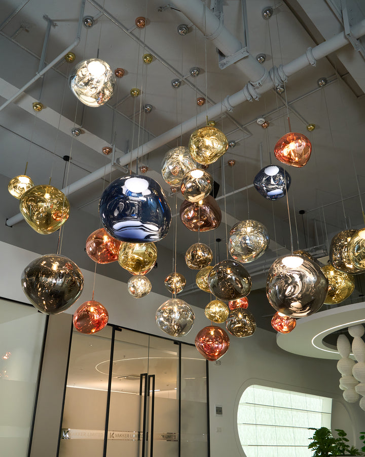 Multi Lava Round Pendant Lamp