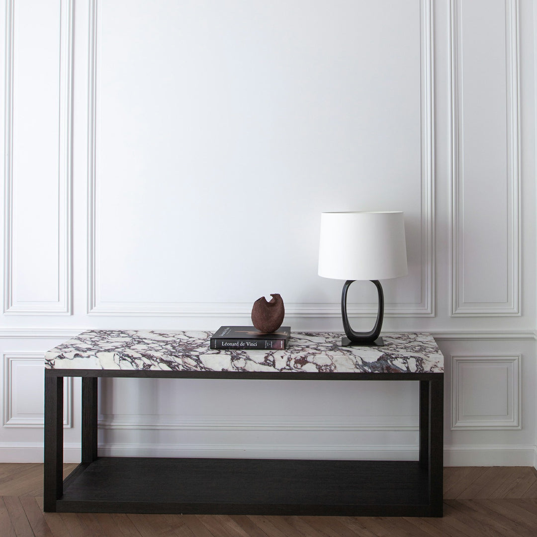 Modern Open Oval Table Lamp