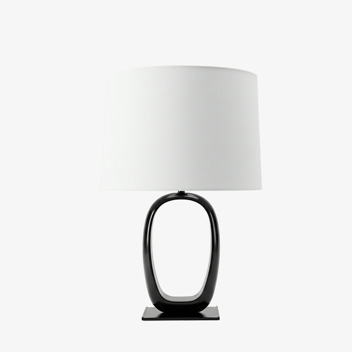 Modern Open Oval Table Lamp