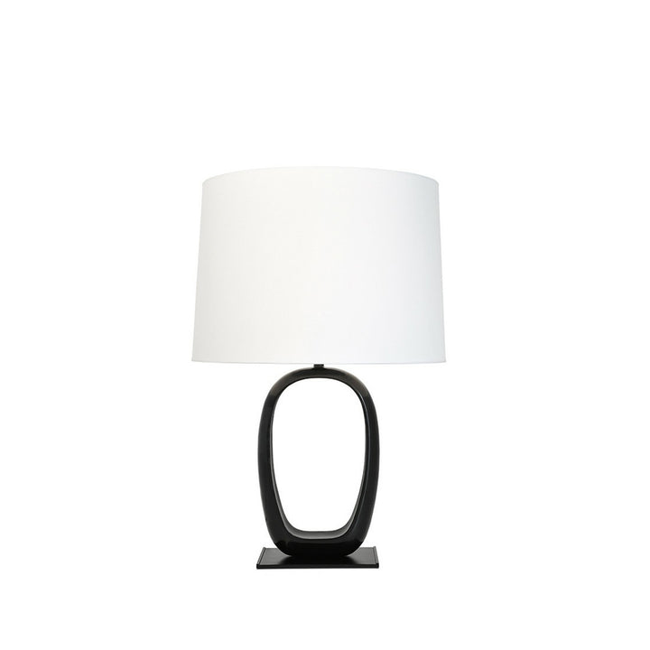 Modern Open Oval Table Lamp