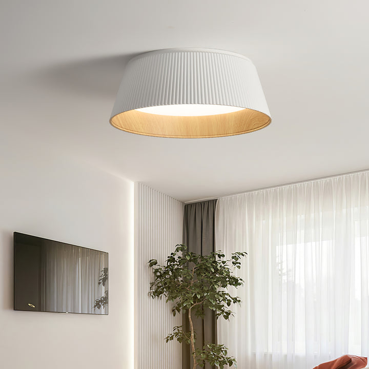 Modern Ribbed Ceiling Light - Vakkerlight