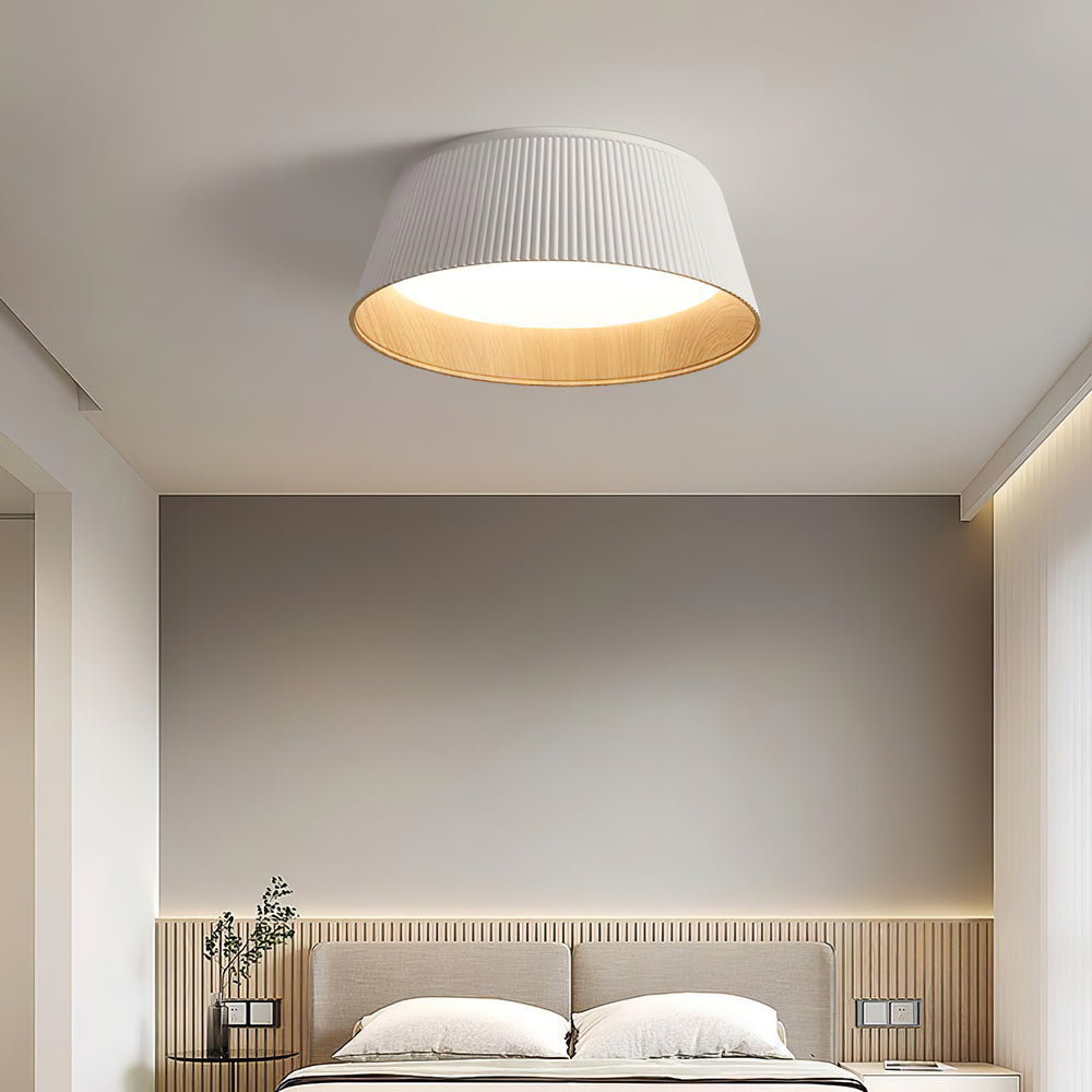 Modern Ribbed Ceiling Light - Vakkerlight