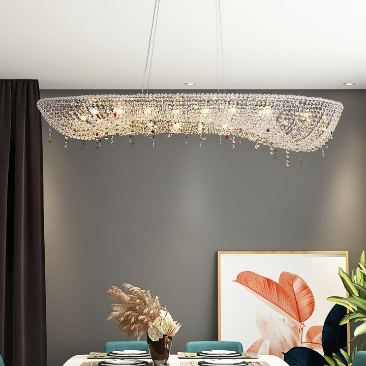 Modern Round Crystal Chandelier - Vakkerlight