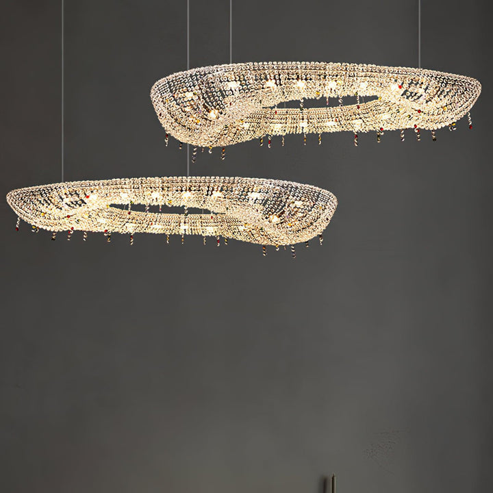 Modern Round Crystal Chandelier - Vakkerlight