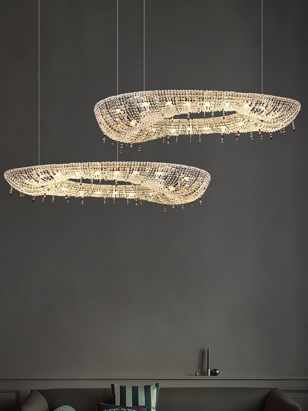 Modern Round Crystal Chandelier - Vakkerlight