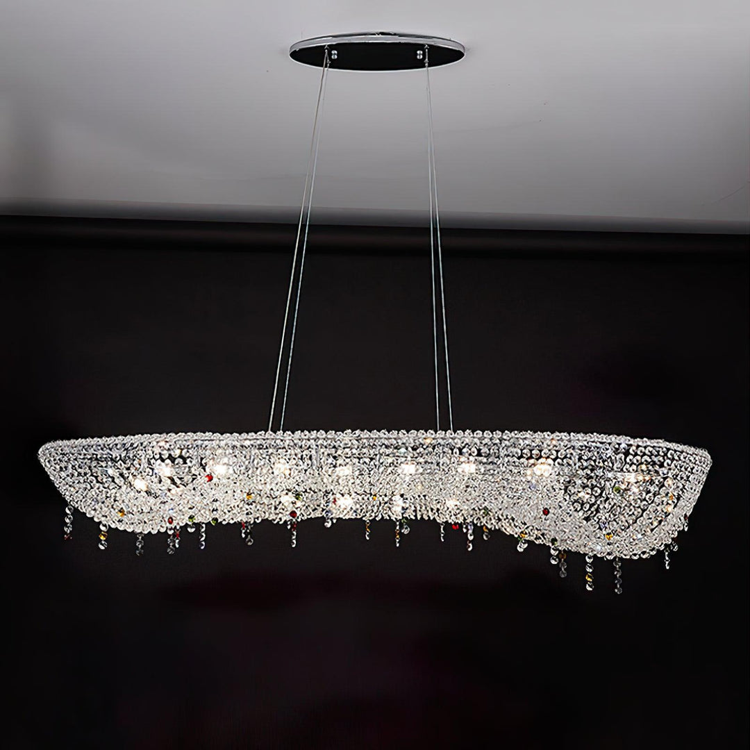 Modern Round Crystal Chandelier - Vakkerlight