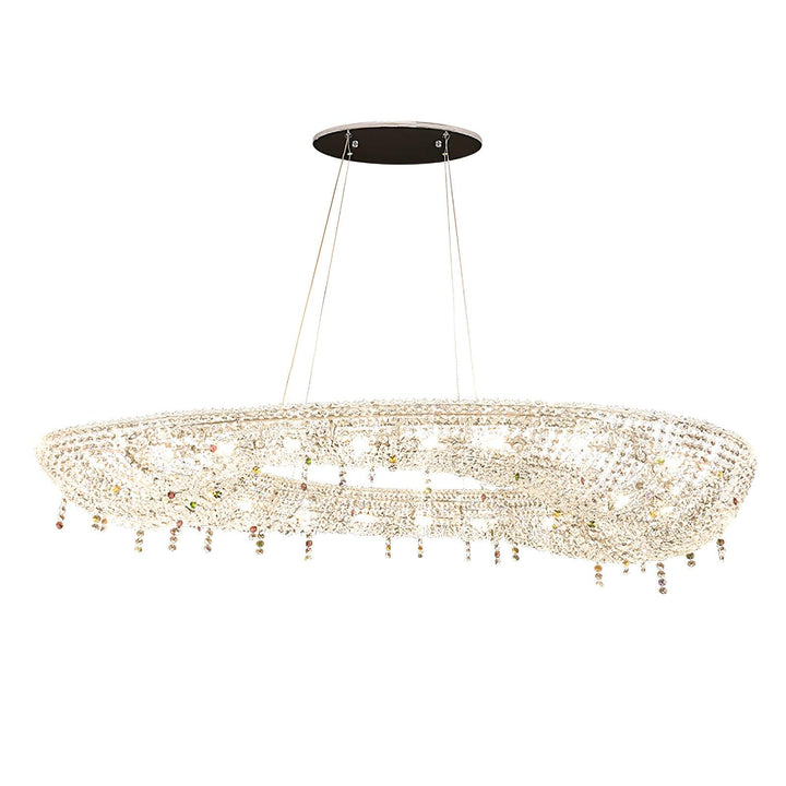 Modern Round Crystal Chandelier - Vakkerlight