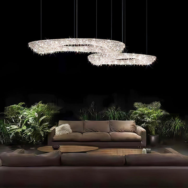 Modern Round Crystal Chandelier - Vakkerlight