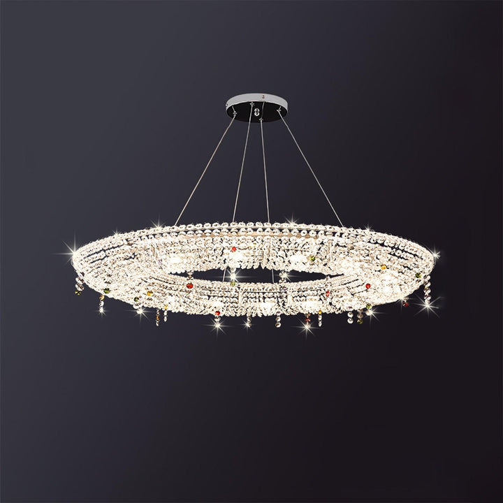 Modern Round Crystal Chandelier - Vakkerlight