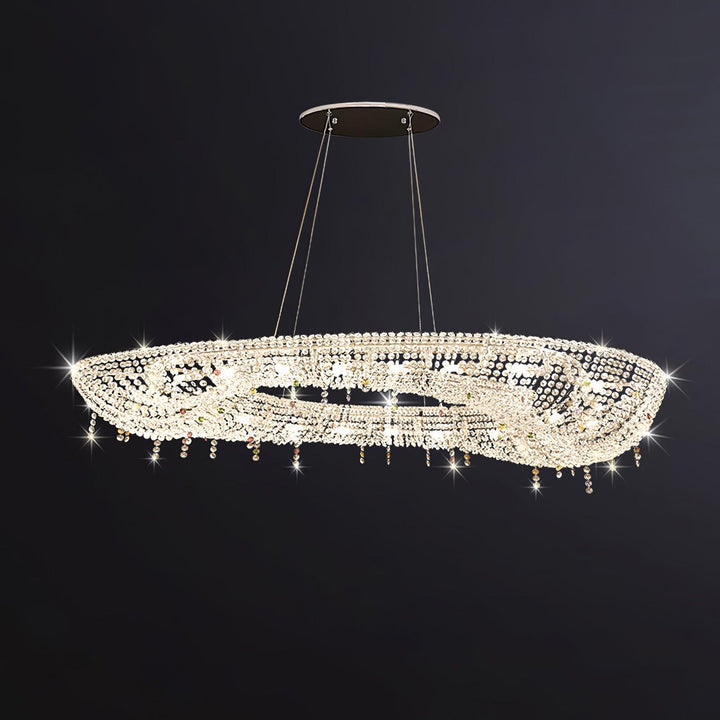 Modern Round Crystal Chandelier - Vakkerlight