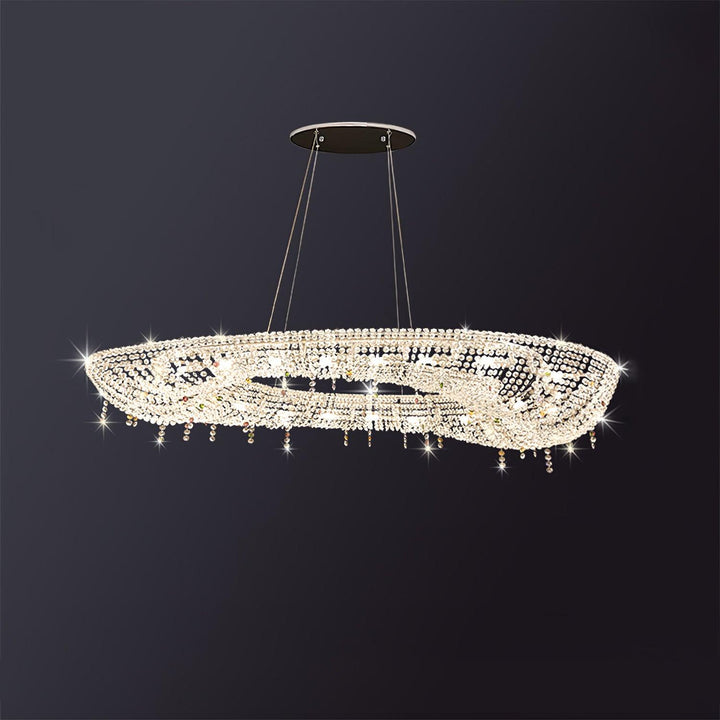 Modern Round Crystal Chandelier - Vakkerlight