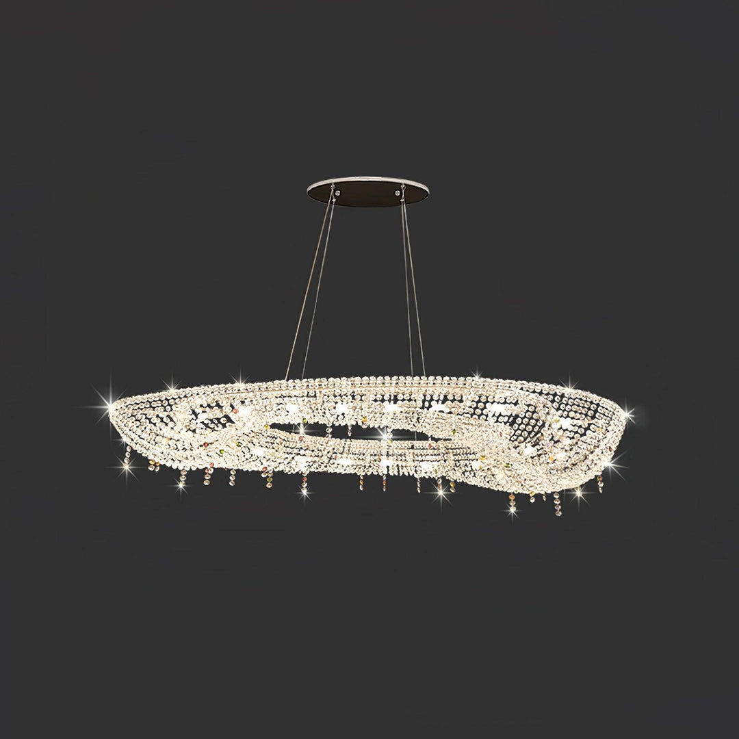 Modern Round Crystal Chandelier - Vakkerlight