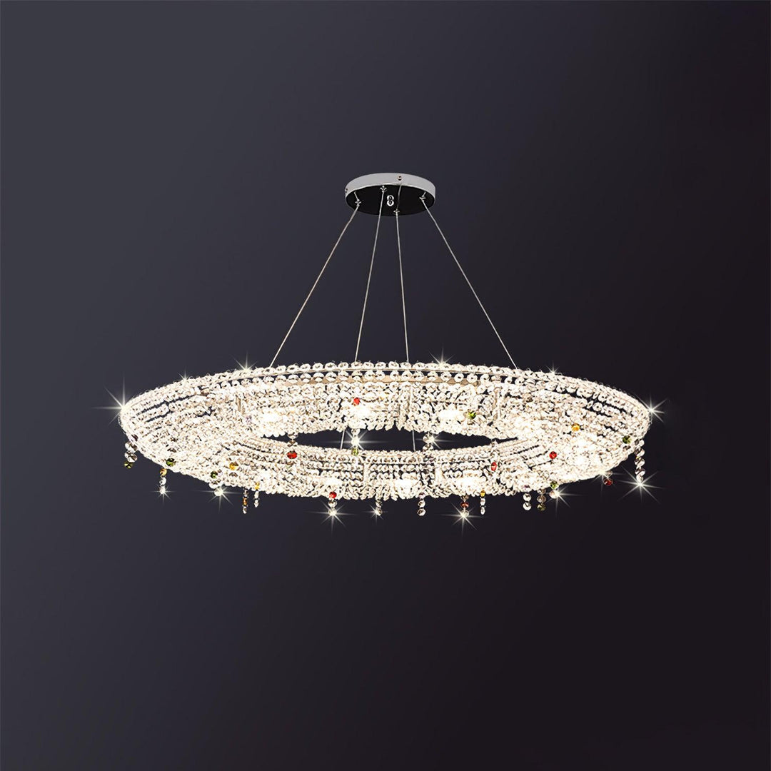 Modern Round Crystal Chandelier - Vakkerlight