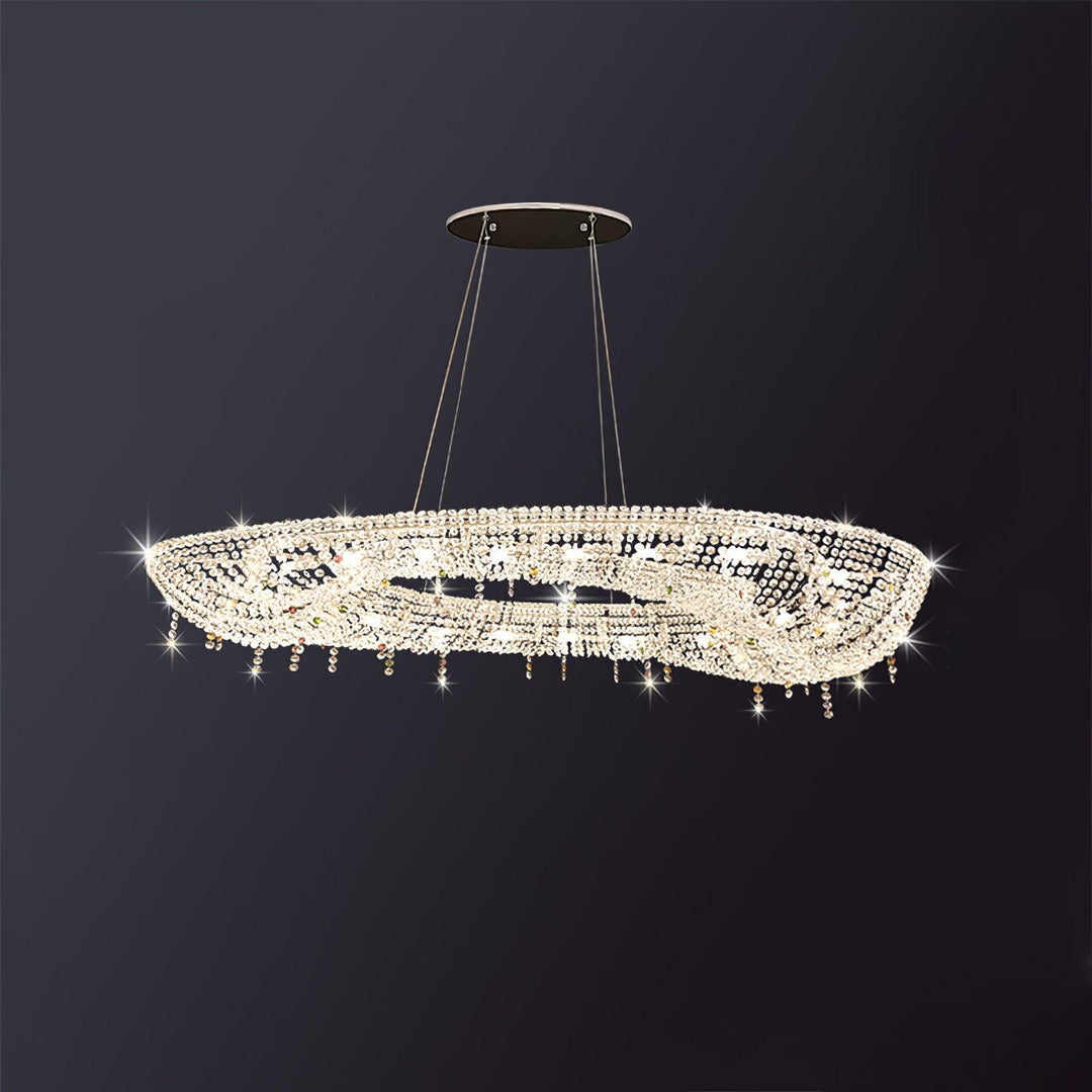 Modern Round Crystal Chandelier - Vakkerlight