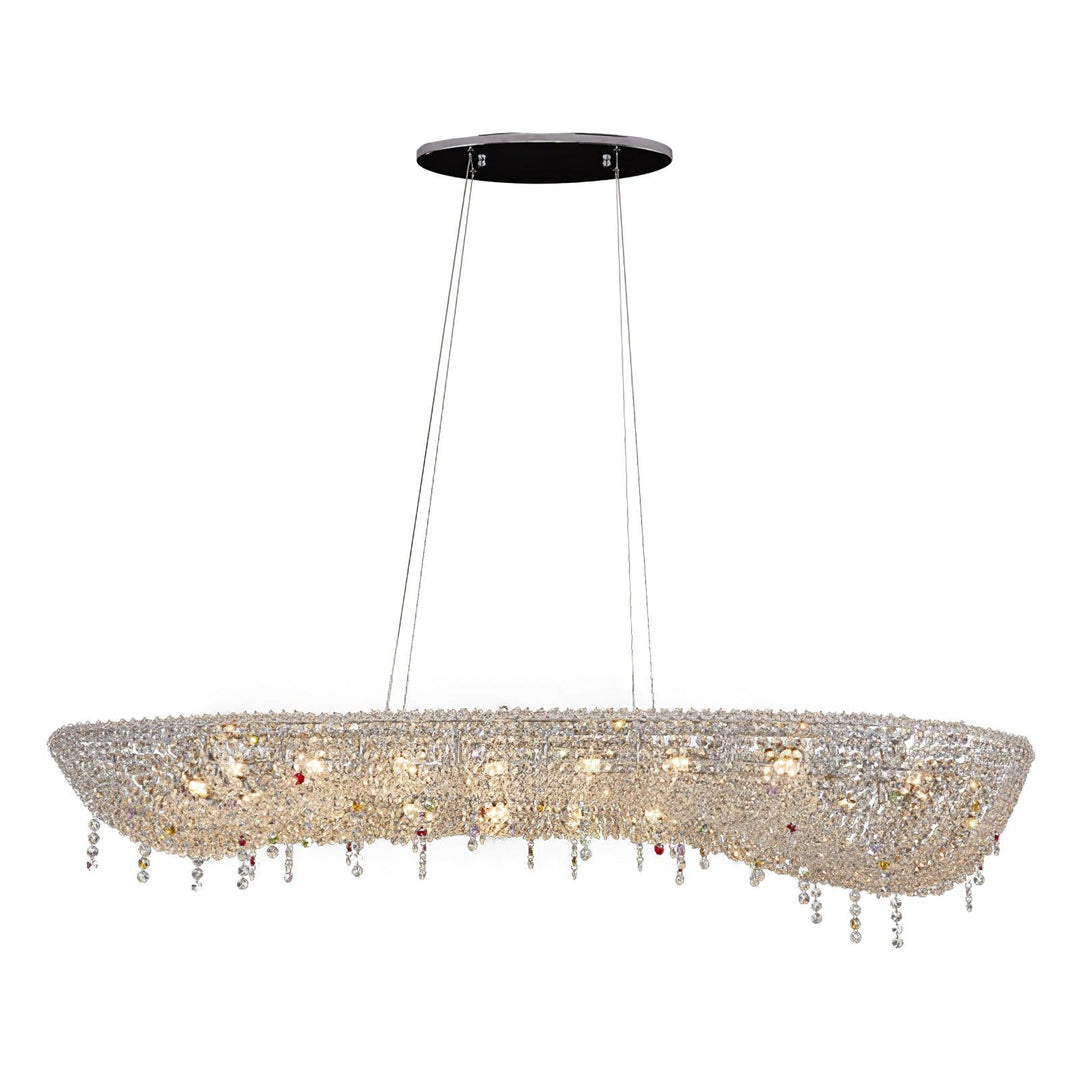 Modern Round Crystal Chandelier - Vakkerlight