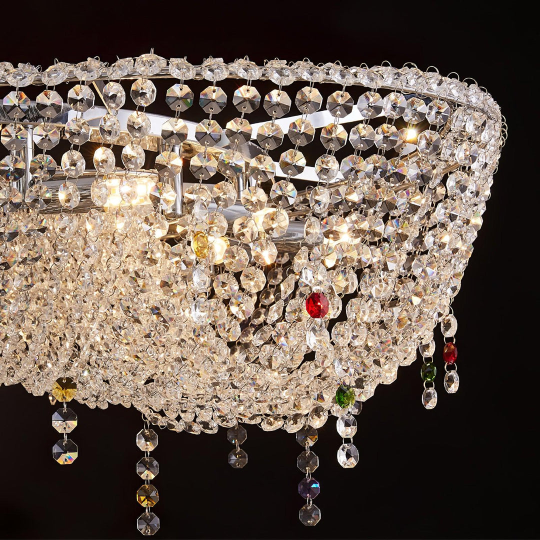 Modern Round Crystal Chandelier - Vakkerlight