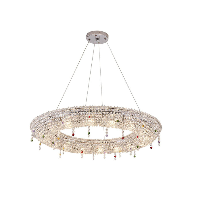 Modern Round Crystal Chandelier - Vakkerlight