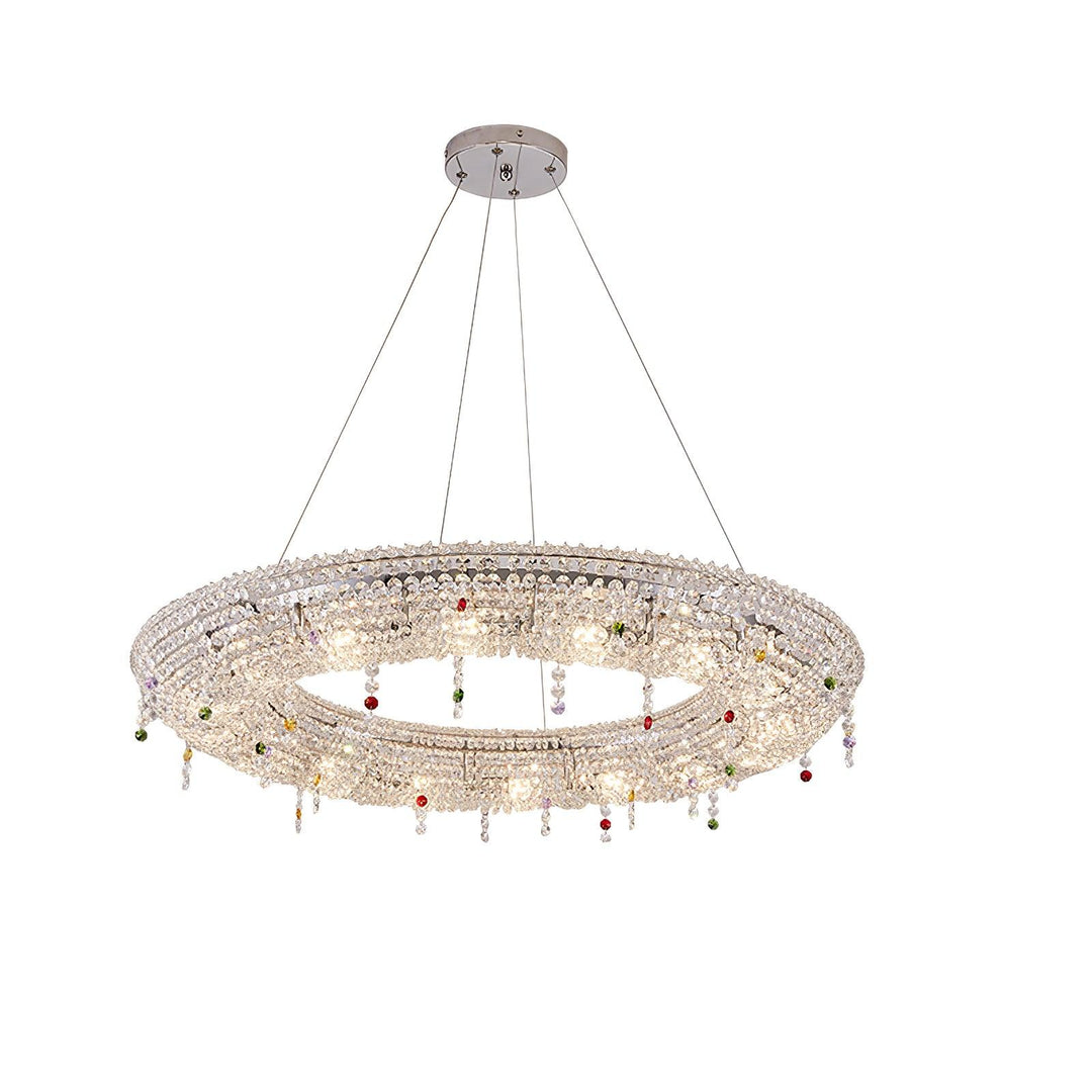 Modern Round Crystal Chandelier - Vakkerlight