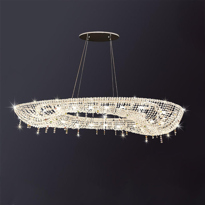 Modern Round Crystal Chandelier - Vakkerlight