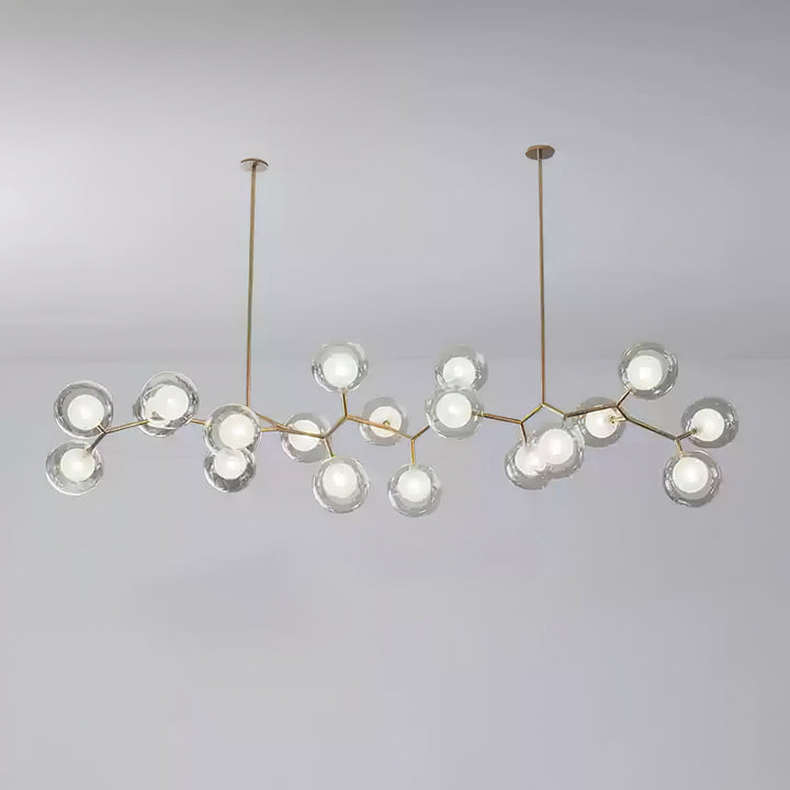 Molecular Glass Balls Chandelier