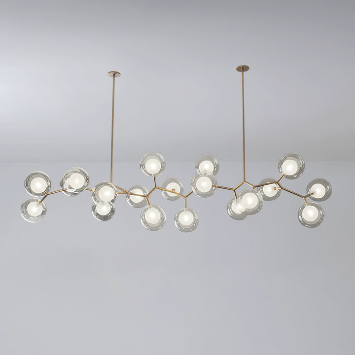 Molecular Glass Balls Chandelier