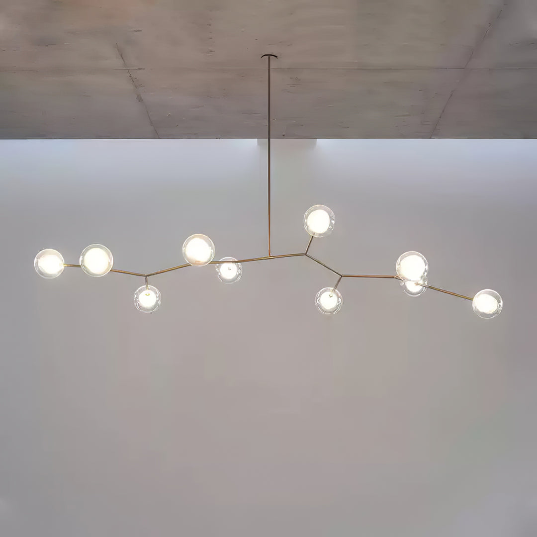 Molecular Glass Balls Chandelier