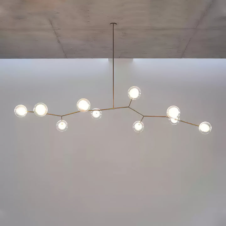 Molecular Glass Balls Chandelier