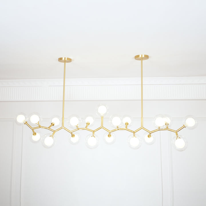 Molecular Glass Balls Chandelier