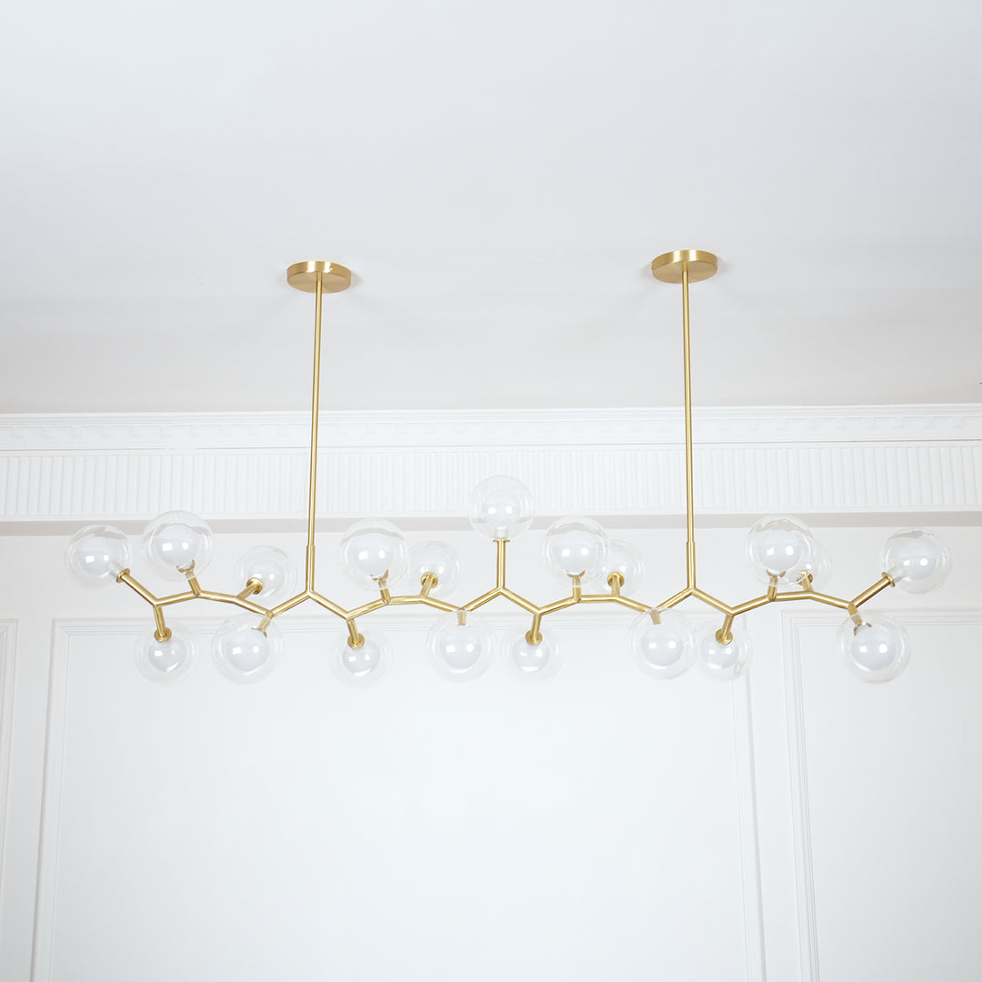 Molecular Glass Balls Chandelier