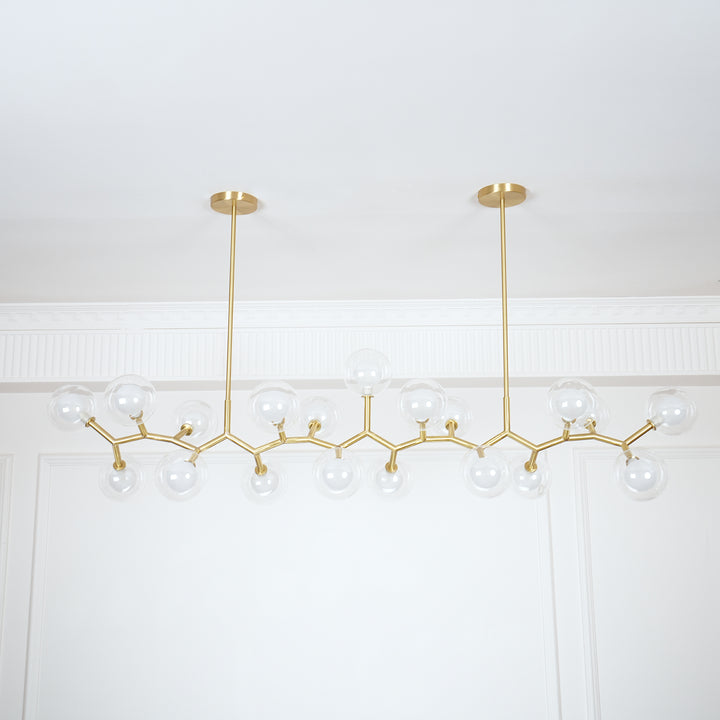 Molecular Glass Balls Chandelier