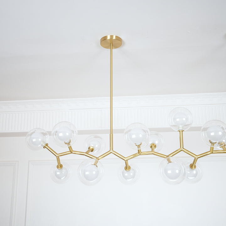 Molecular Glass Balls Chandelier