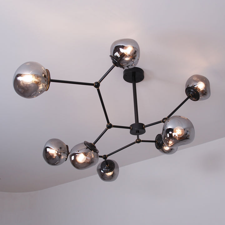 Molecular Glass Chandelier