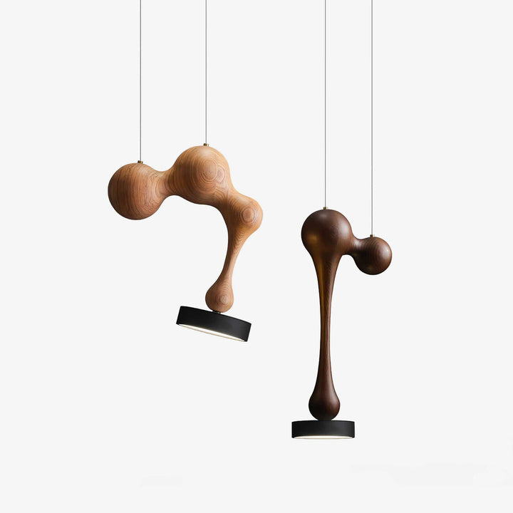 Molecule Wooden Pendant Light - Vakkerlight
