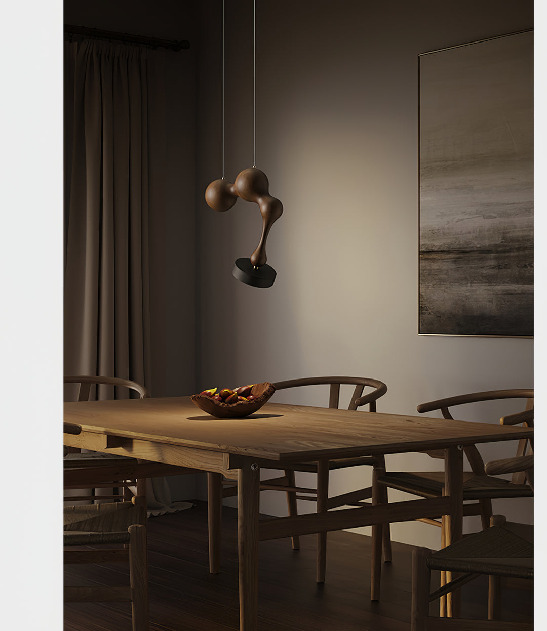 Molecule Wooden Pendant Light - Vakkerlight