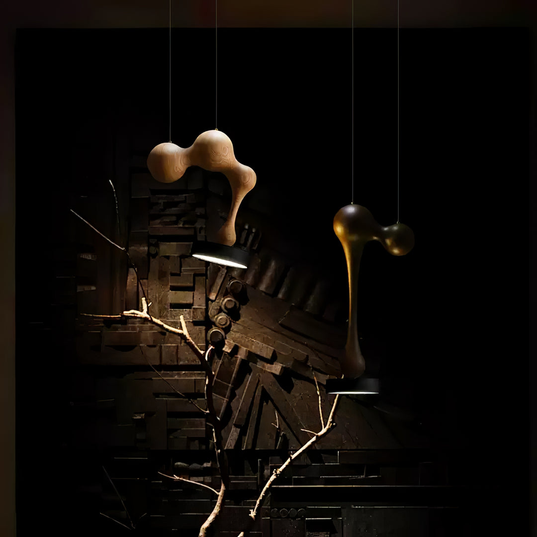 Molecule Wooden Pendant Light - Vakkerlight