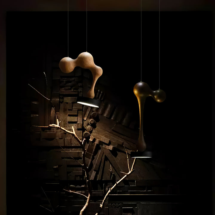 Molecule Wooden Pendant Light - Vakkerlight