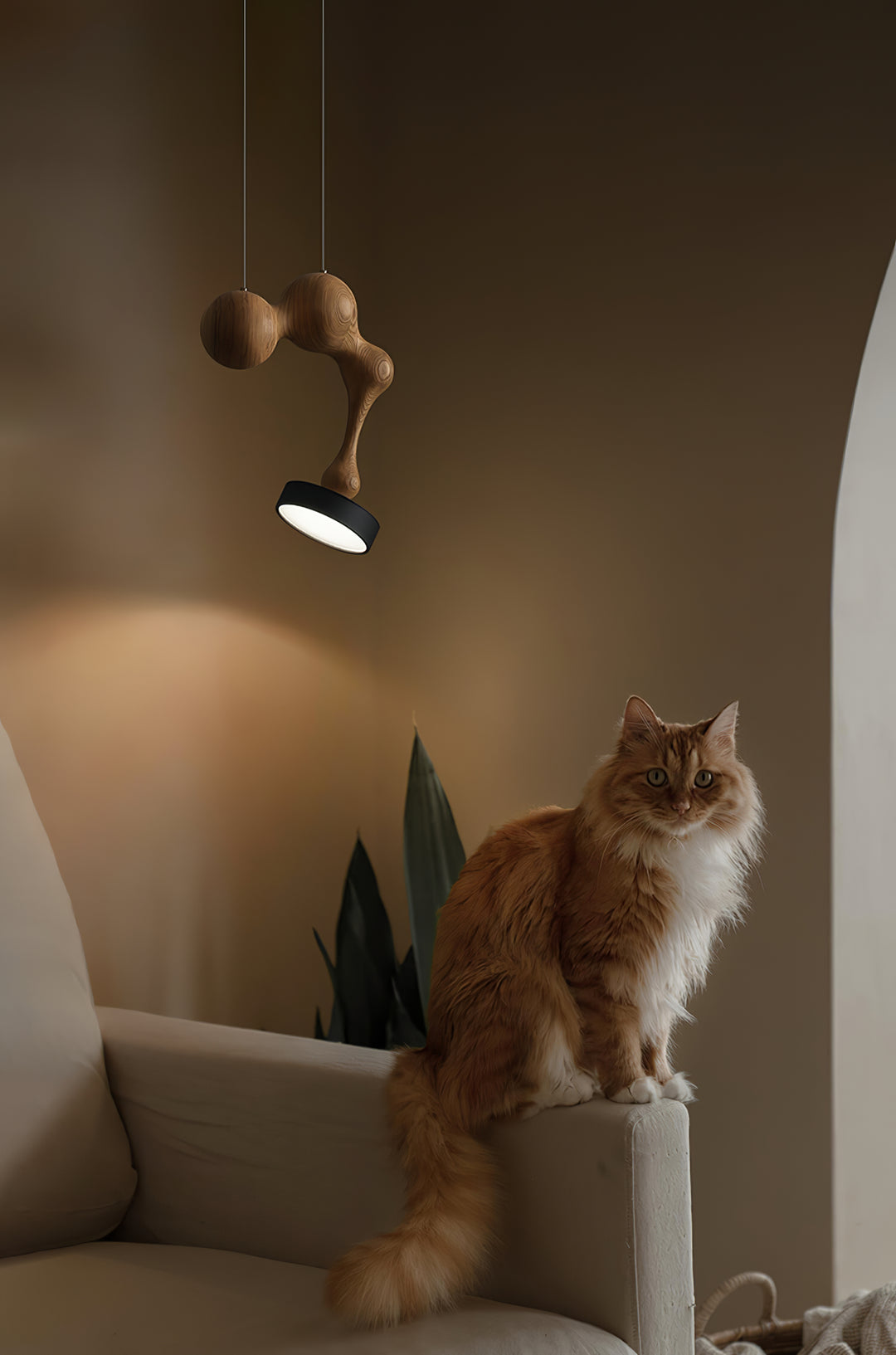 Molecule Wooden Pendant Light - Vakkerlight