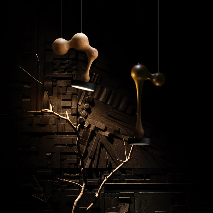 Molecule Wooden Pendant Light - Vakkerlight