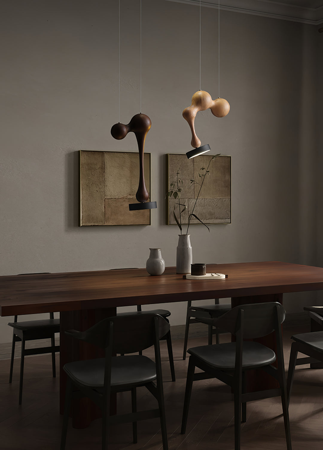 Molecule Wooden Pendant Light - Vakkerlight